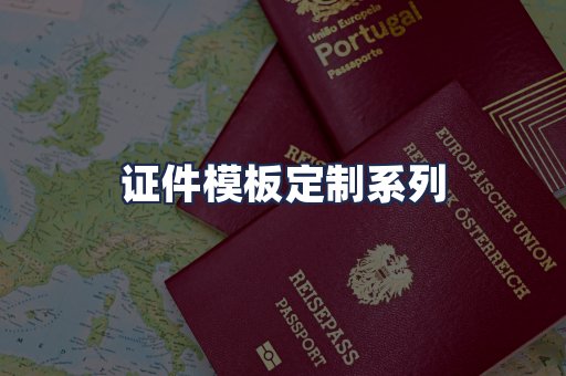 证件模板定制系列