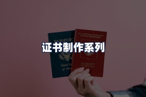 证书制作系列